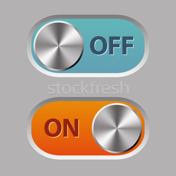 off and on buttons Stock photo © glorcza