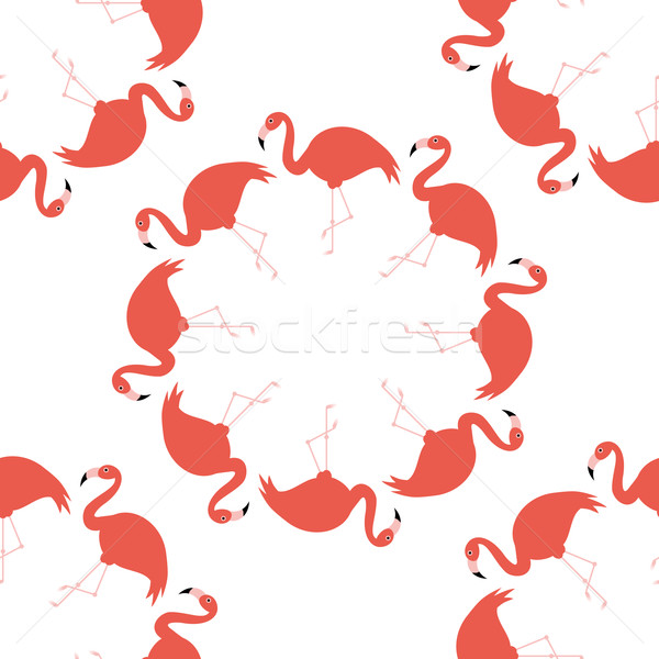 seamless flamingo pattern Stock photo © glorcza