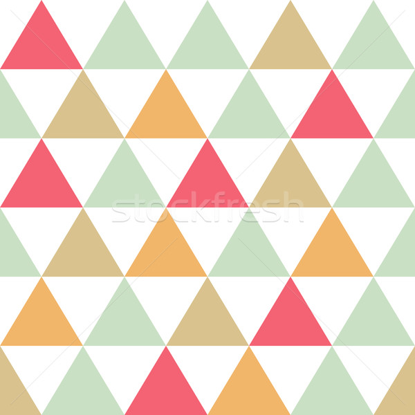 seamless background pattern with triangles Stock photo © glorcza