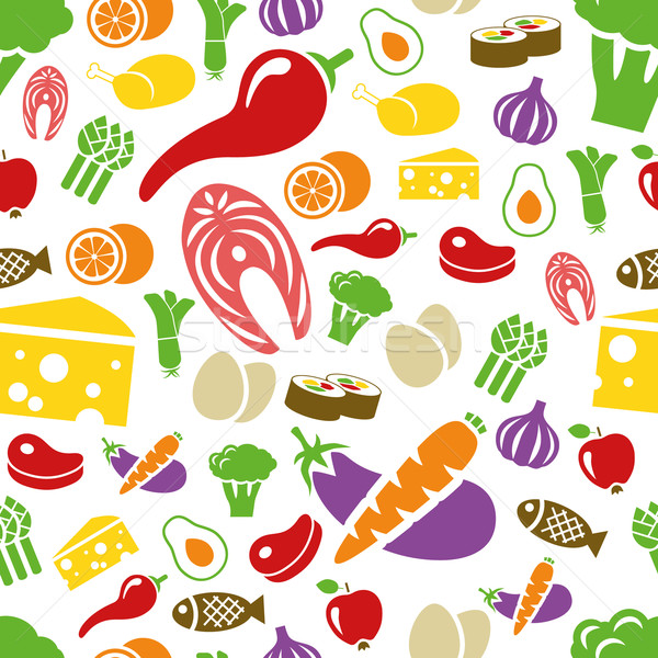 Alimente sanatoase măr proiect fruct ou Imagine de stoc © glorcza