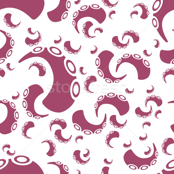 tentacle seamless pattern Stock photo © glorcza