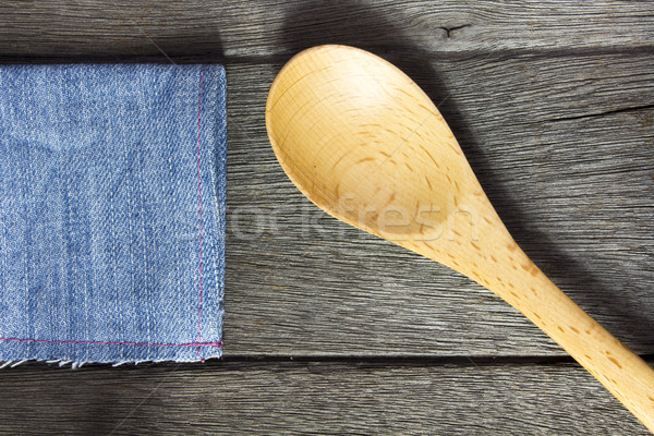 Legno cucchiaio texture natura design Foto d'archivio © Gloszilla