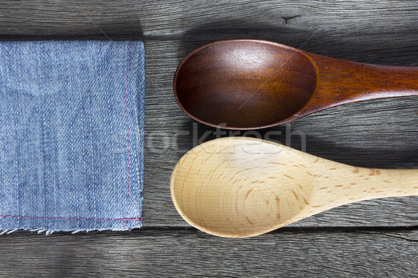 Legno cucchiaio texture natura design Foto d'archivio © Gloszilla