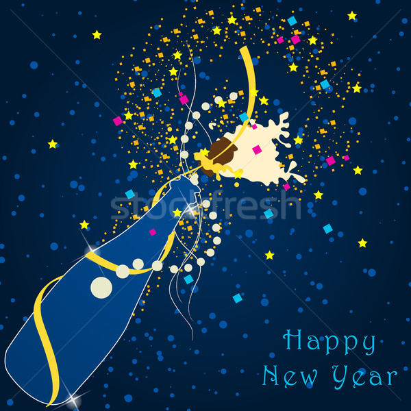 Beautiful New Year's Illustration Stock photo © glyph