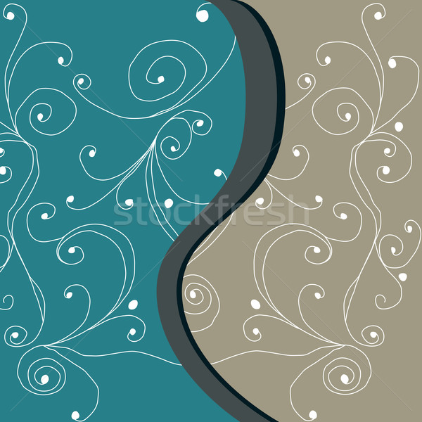 Cute abstract vector achtergrond ruimte Stockfoto © glyph