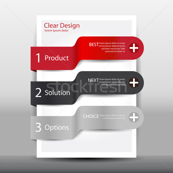 Illustratie moderne ontwerpsjabloon web corporate informatie Stockfoto © glyph