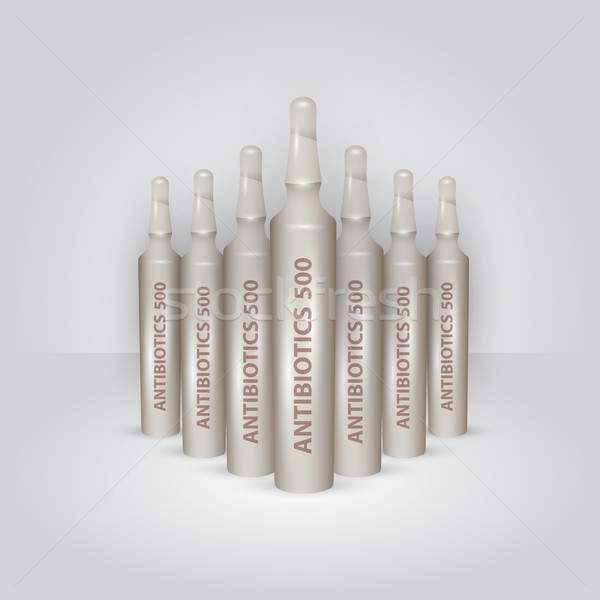 Vector medical vials Stock photo © glyph