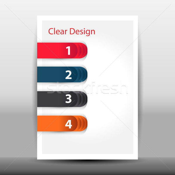 Illustration of modern design template Stock photo © glyph