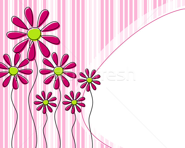 élégante résumé floral vecteur dessinés à la main style Photo stock © glyph