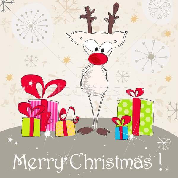 かわいい ベクトル 手描き スタイル クリスマス ストックフォト © glyph