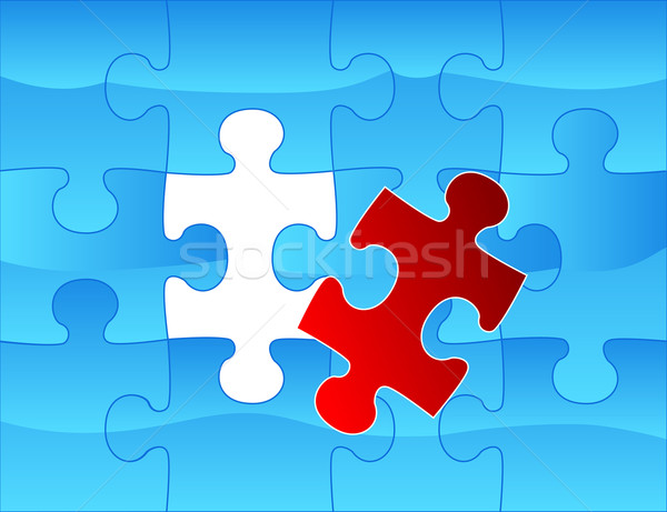 Elegant web2 style puzzle background Stock photo © glyph