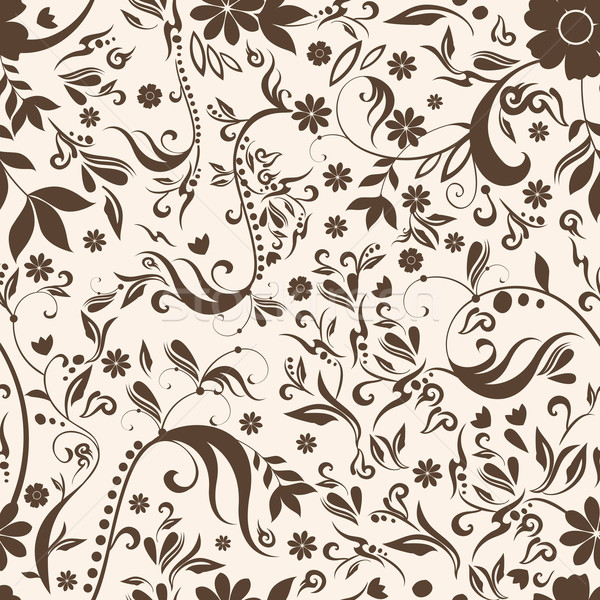 Sin costura vintage floral vector hermosa resumen Foto stock © glyph