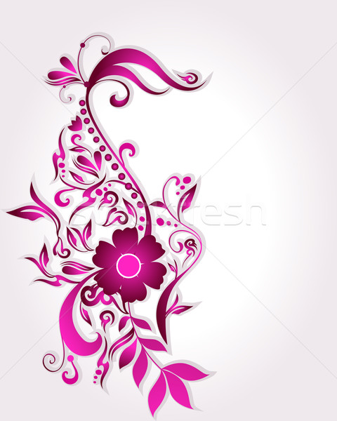 Hermosa floral vector ilustración Pascua diseno Foto stock © glyph