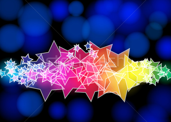 Modern abstract starry background  Stock photo © glyph
