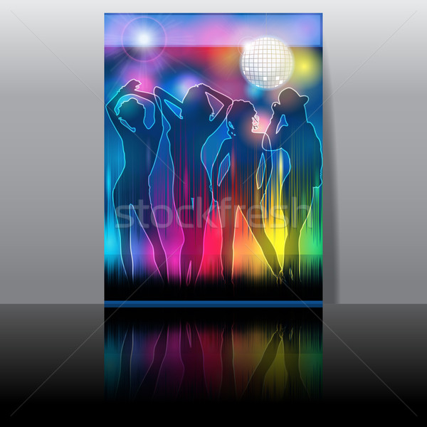 Elegant music flyer Stock photo © glyph