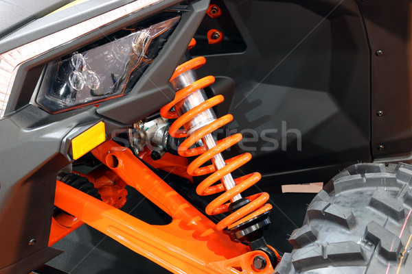 all terrain vehicle shock absorber detail Stock photo © goce