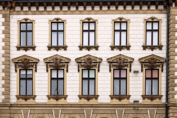 Antigo edifício windows edifício casa janela história Foto stock © goce