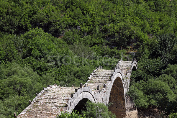 Foto stock: Piedra · puente · agua · forestales · naturaleza · montana