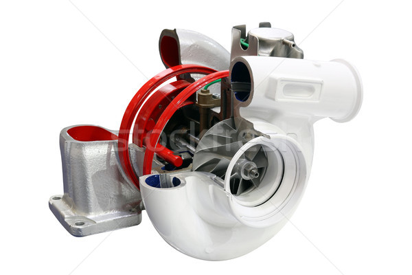 car turbo charger isolated on white Stock photo © goce