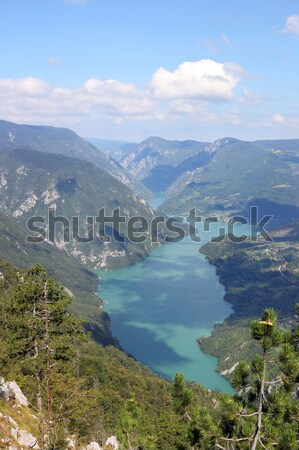 Stock photo: river and mountains nature landscape