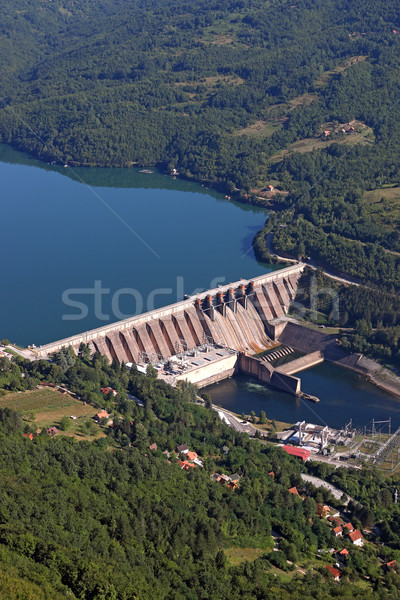 Centrale rivière Serbie eau paysage été Photo stock © goce