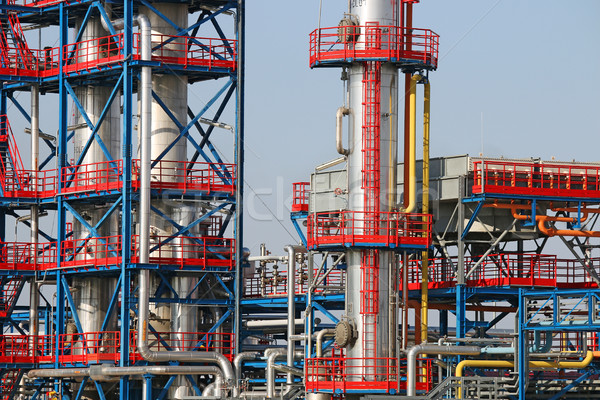 refinery petrochemical plant oil industry detail Stock photo © goce