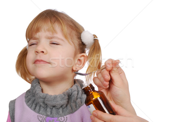 I will not to take medicine Stock photo © goce