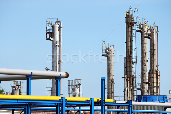 petrochemical plant refinery industry zone Stock photo © goce