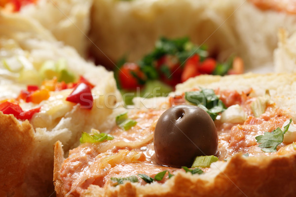 麵包 奶酪 蔬菜 食品 綠色 晚餐 商業照片 © goce