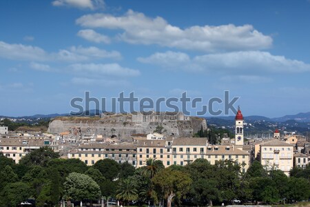 Corfu town cityscape Ionian island Greece Stock photo © goce