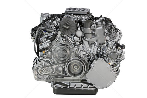 car engine front view isolated on white  Stock photo © goce