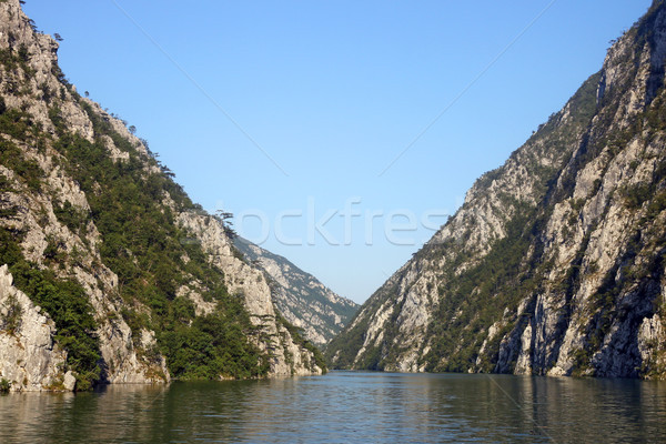 Drina river canyon Tara mountain landscape  Stock photo © goce