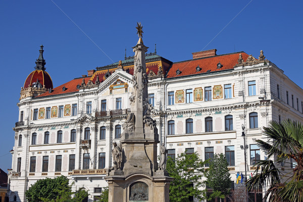 The Szechenyi square Pecs Hungary Stock photo © goce