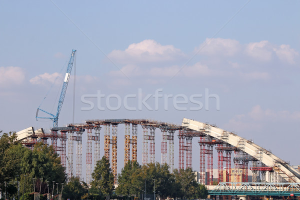 new bridge construction site industry Stock photo © goce