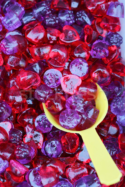 red and purple sweet gummy closeup Stock photo © goce