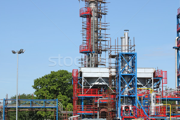 new petrochemical plant construction site Stock photo © goce