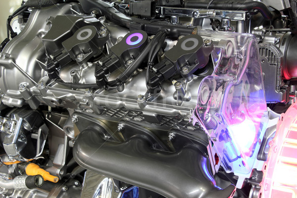 car hybrid engine futuristic technology Stock photo © goce