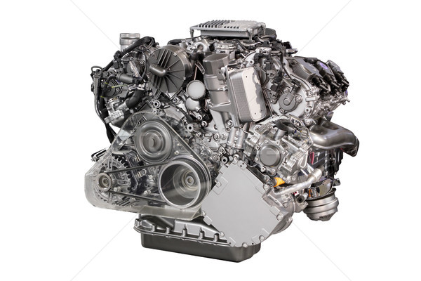 powerful car engine isolated on white  Stock photo © goce