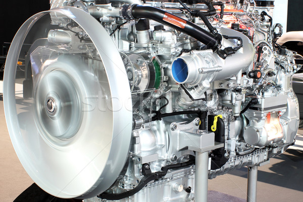 heavy truck engine closeup Stock photo © goce