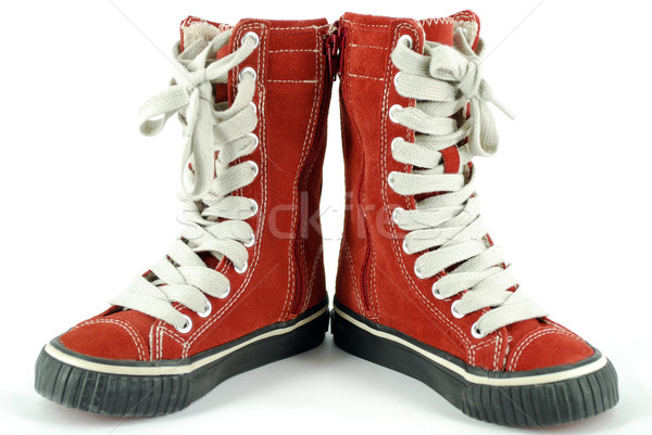 child red sneakers Stock photo © goce