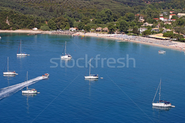 Bateaux yacht plage été saison eau [[stock_photo]] © goce