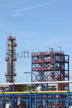 workers on new refinery construction site Stock photo © goce