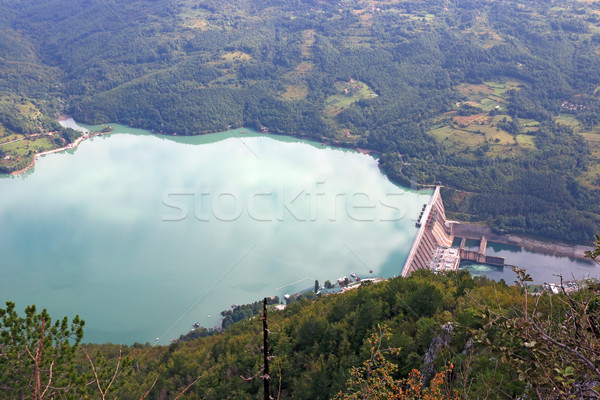Elektrik santralı nehir manzara su doğa yaz Stok fotoğraf © goce