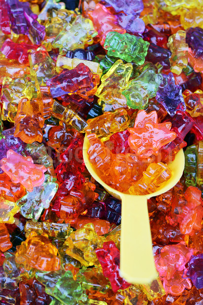 colorful sweet bears gummy closeup  Stock photo © goce