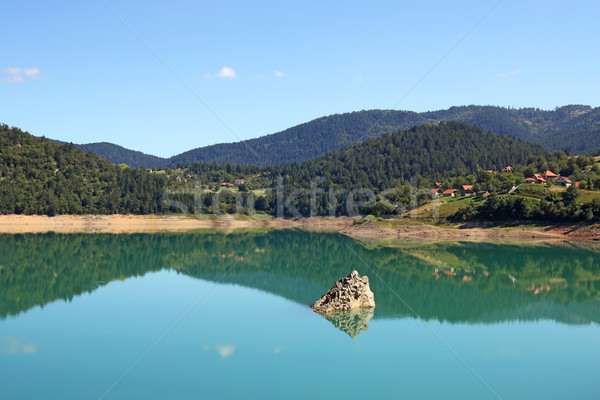 Zaovine lake on Tara mountain landscape Stock photo © goce