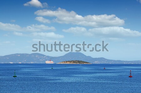 крейсер морем острове лет синий путешествия Сток-фото © goce