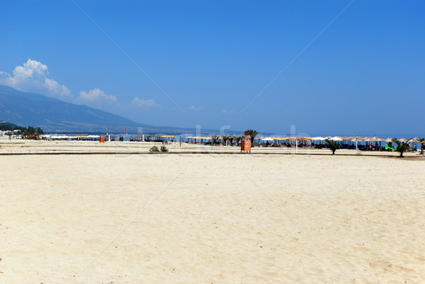 海灘 暑假 現場 希臘 水 太陽 商業照片 © goce