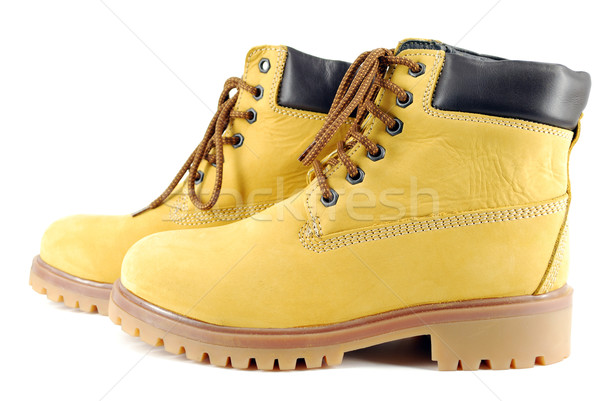 yellow hiking boots Stock photo © goce