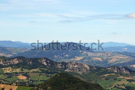 Stock photo: San Marino mountains and hills landscape