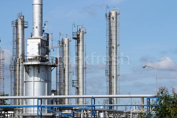 petrochemical plant detail industry zone Stock photo © goce